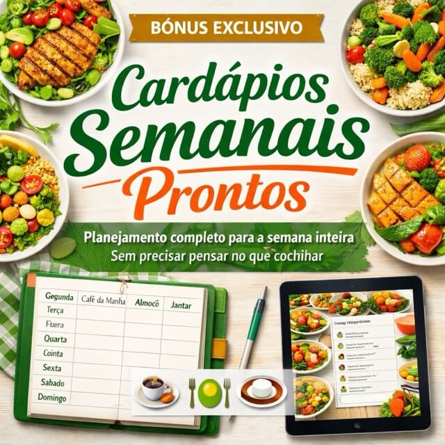 Cardápios Semanais Prontos